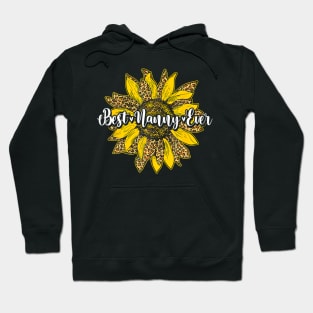 Ever Sunflower Nanny Mothers Day Womens Hoodie